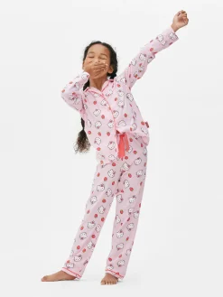 Pyjamas Et Vêtements De Nuit|Primark Pyjama à Manches Longues Hello Kitty Rose