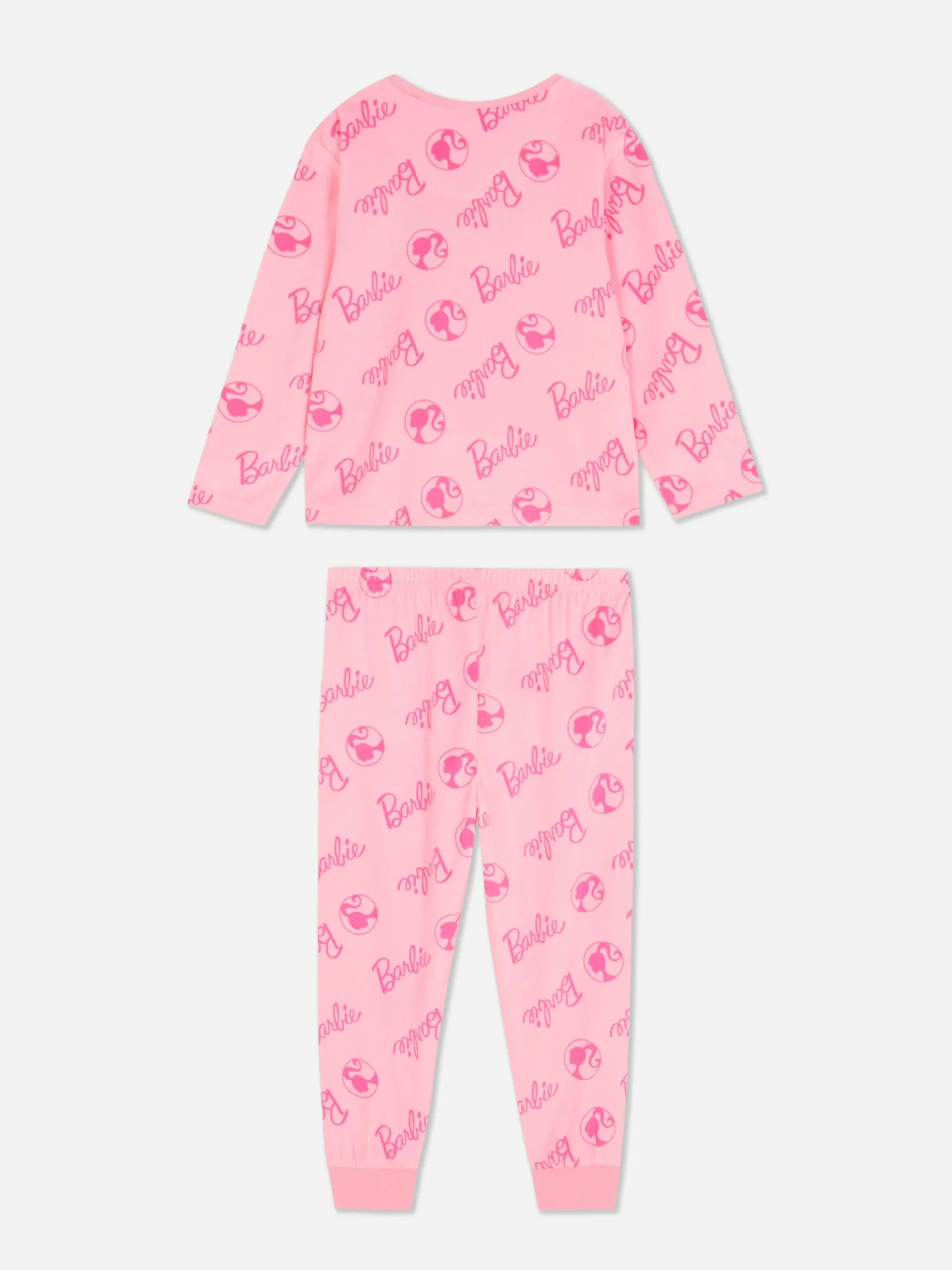 Pyjamas Et Vêtements De Nuit|Primark Pyjama Barbie En Tissu Minky Rose