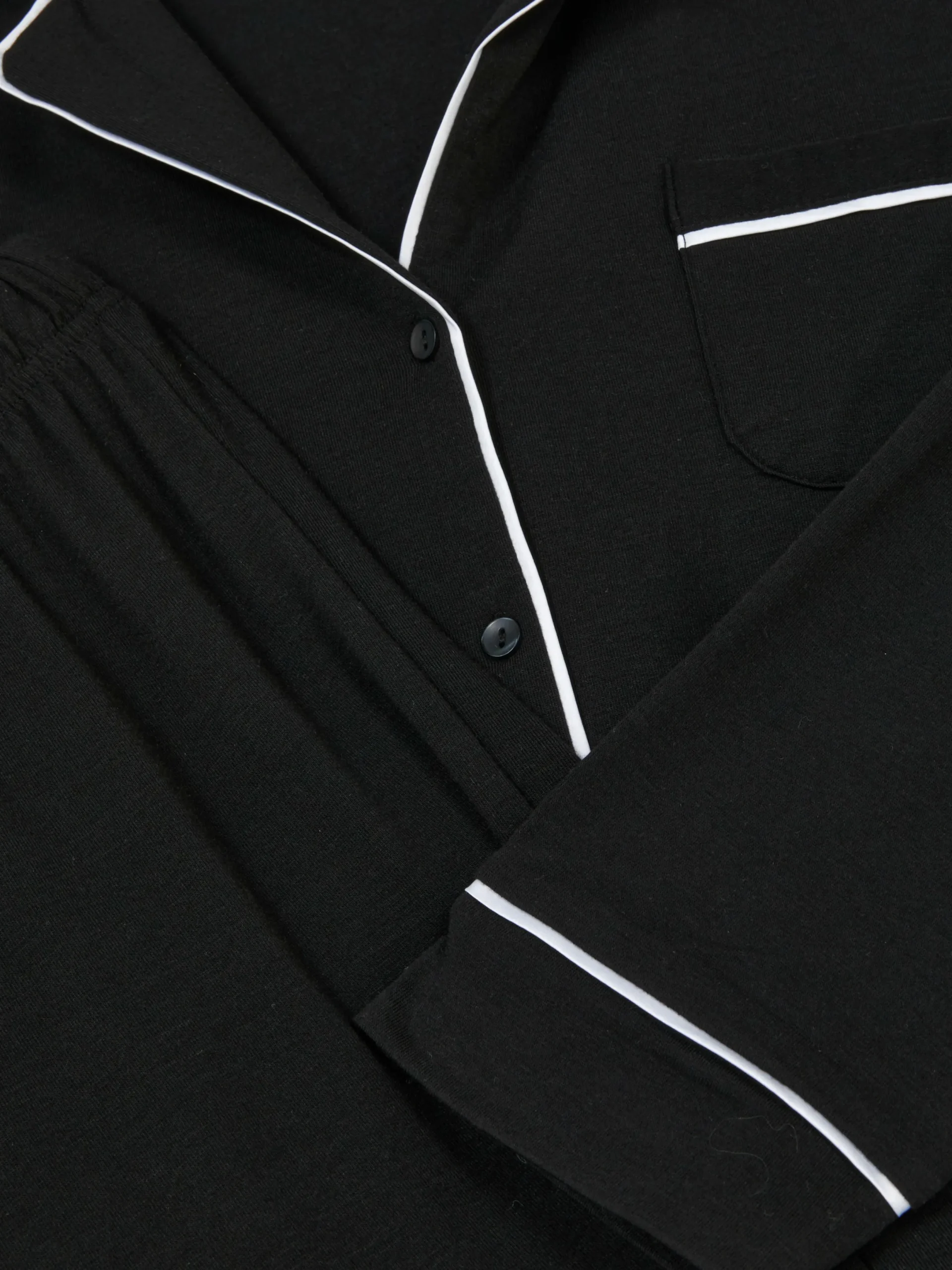 Ensembles Pyjamas|Primark Pyjama Boyfriend En Jersey Noir