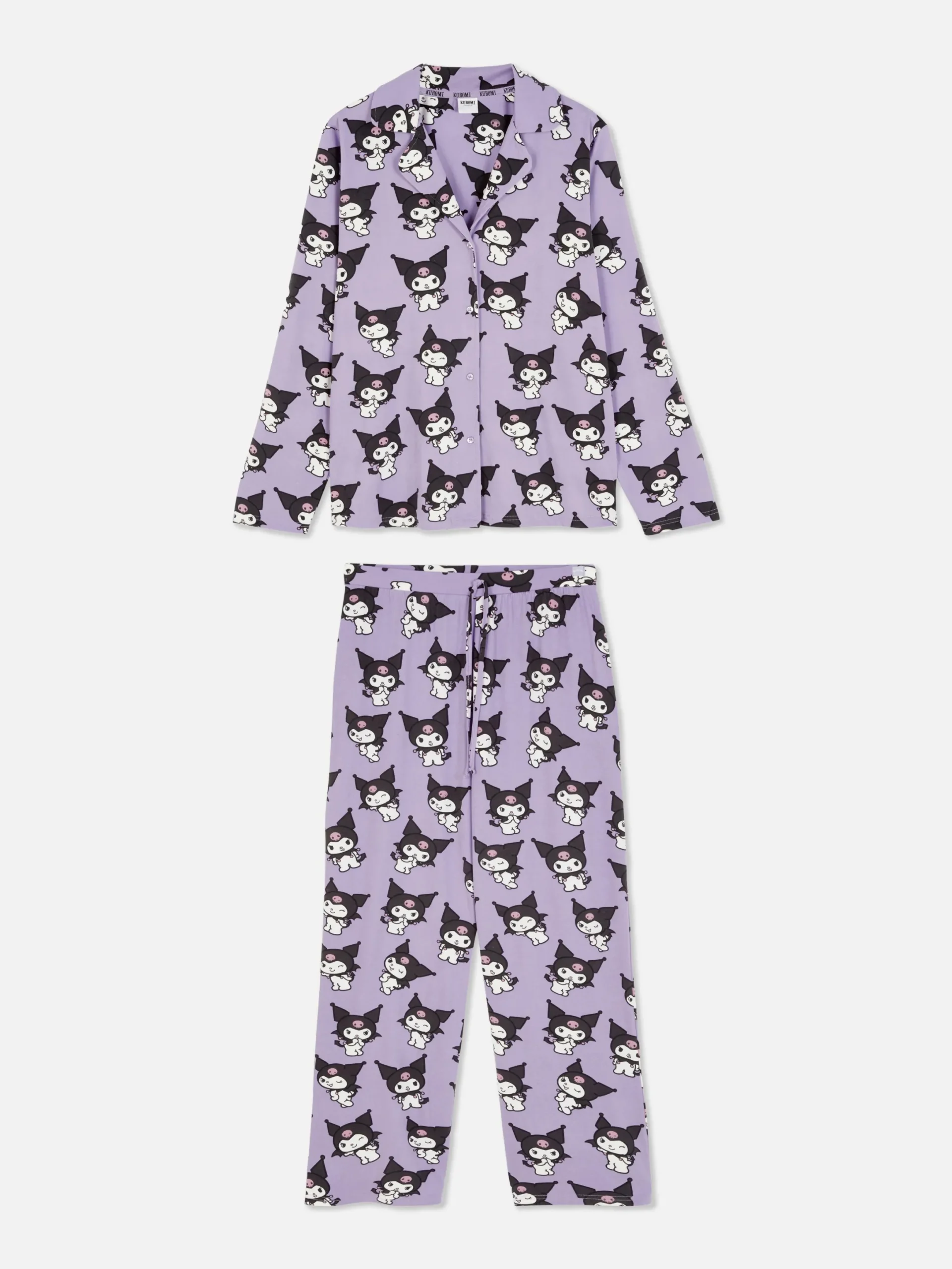 Ensembles Pyjamas|Primark Pyjama Boyfriend Hello Kitty Kuromi Violet
