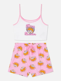 Ensembles Pyjamas|Primark Pyjama Caraco Court Les Razmoket Rose
