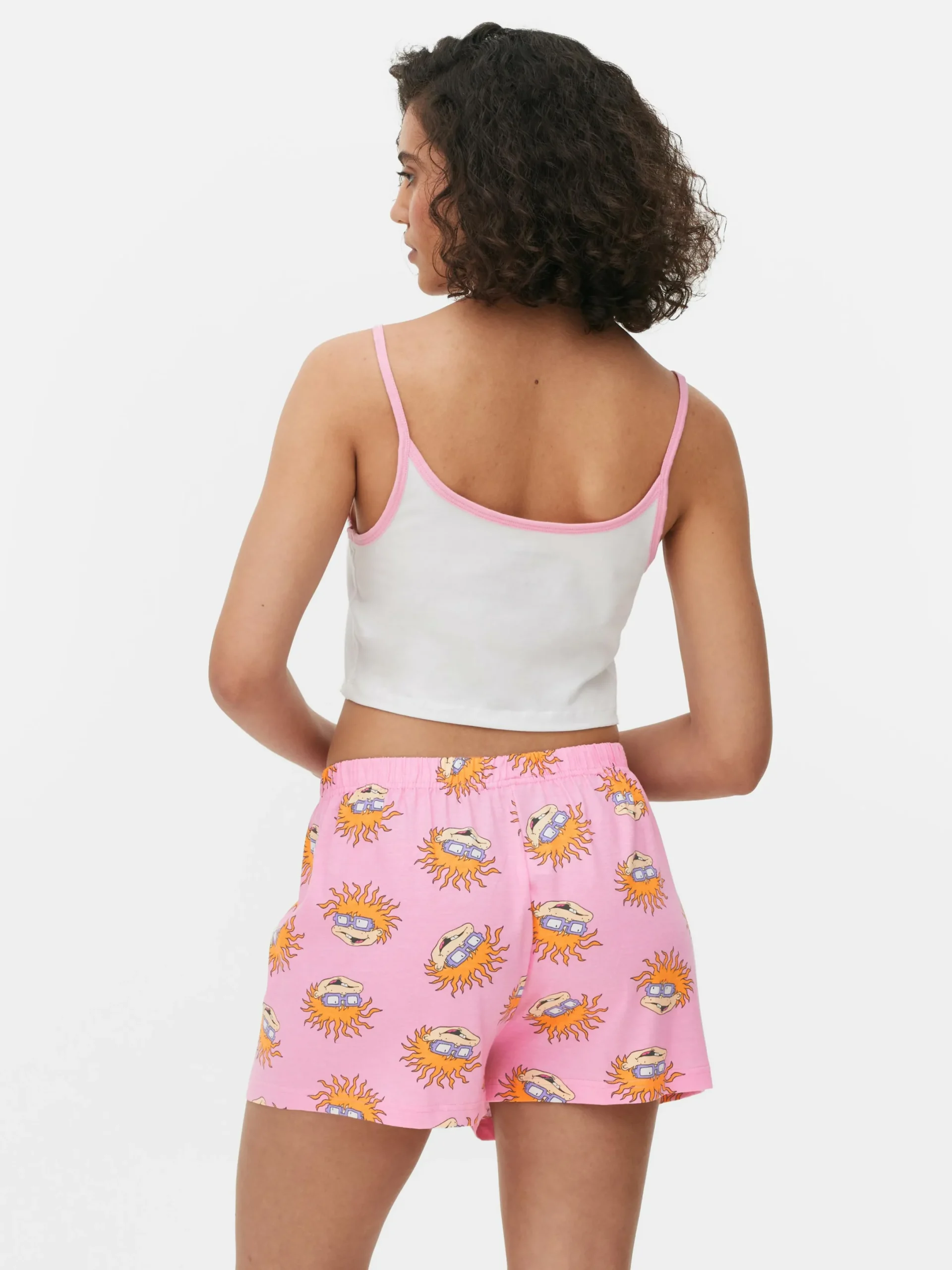 Ensembles Pyjamas|Primark Pyjama Caraco Court Les Razmoket Rose
