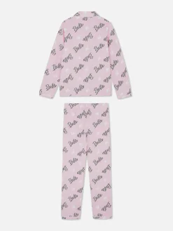 Pyjamas Et Vêtements De Nuit|Primark Pyjama Chemise à Manches Longues Barbie Rose