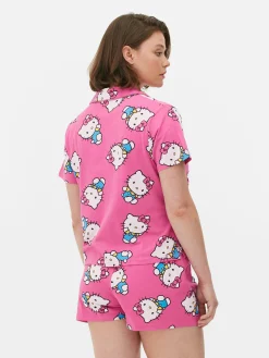 Ensembles Pyjamas|Primark Pyjama Chemise Et Short 50e Anniversaire Hello Kitty Rose vif