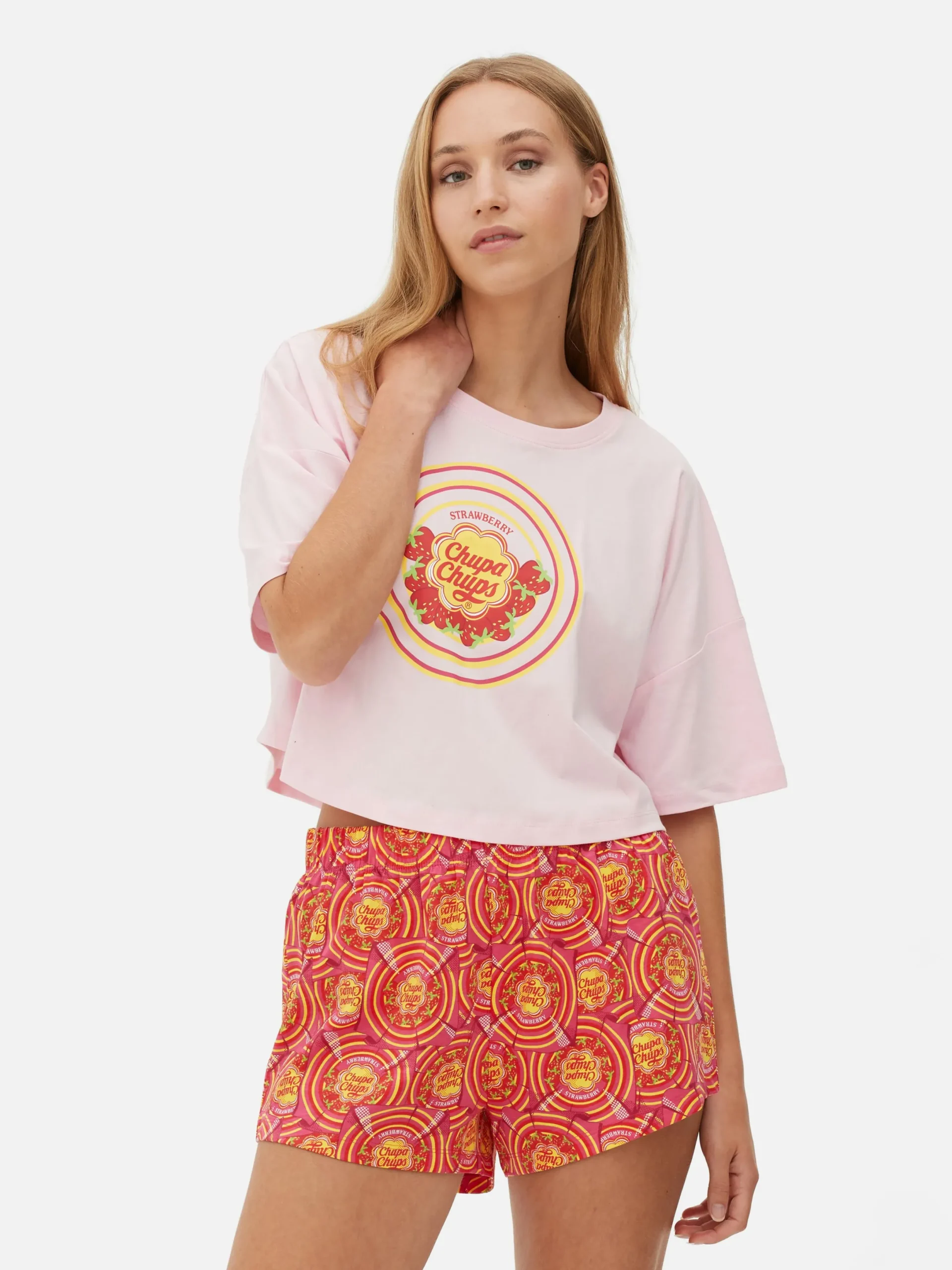 Ensembles Pyjamas|Primark Pyjama Court Chupa Chups Rose