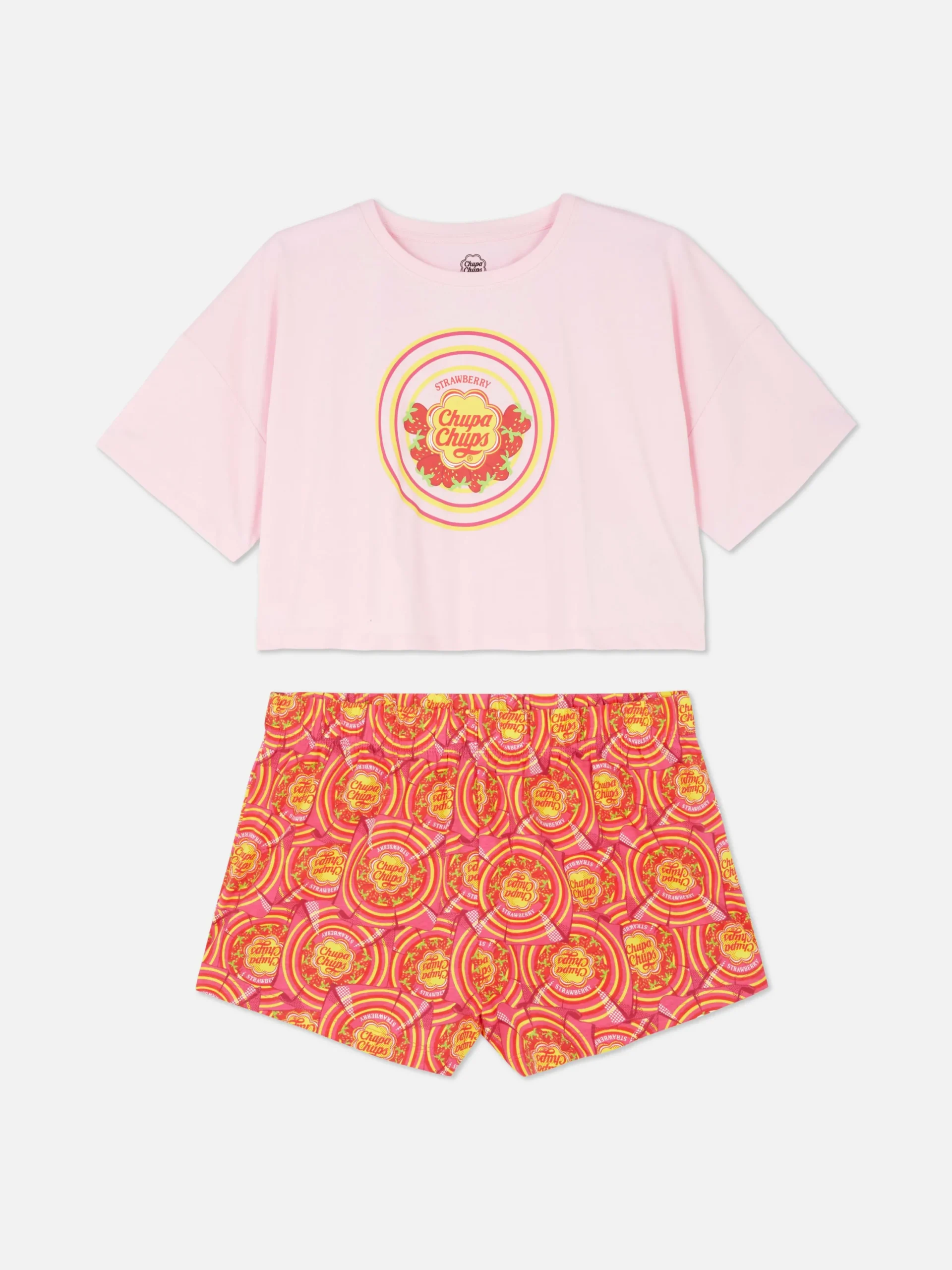 Ensembles Pyjamas|Primark Pyjama Court Chupa Chups Rose