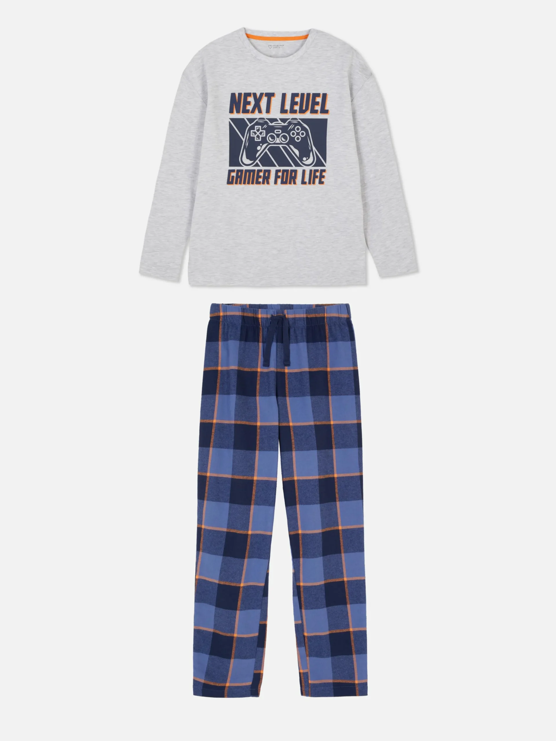 Pyjamas Et Vêtements De Nuit|Primark Pyjama De Gamer à Carreaux Bleu marine