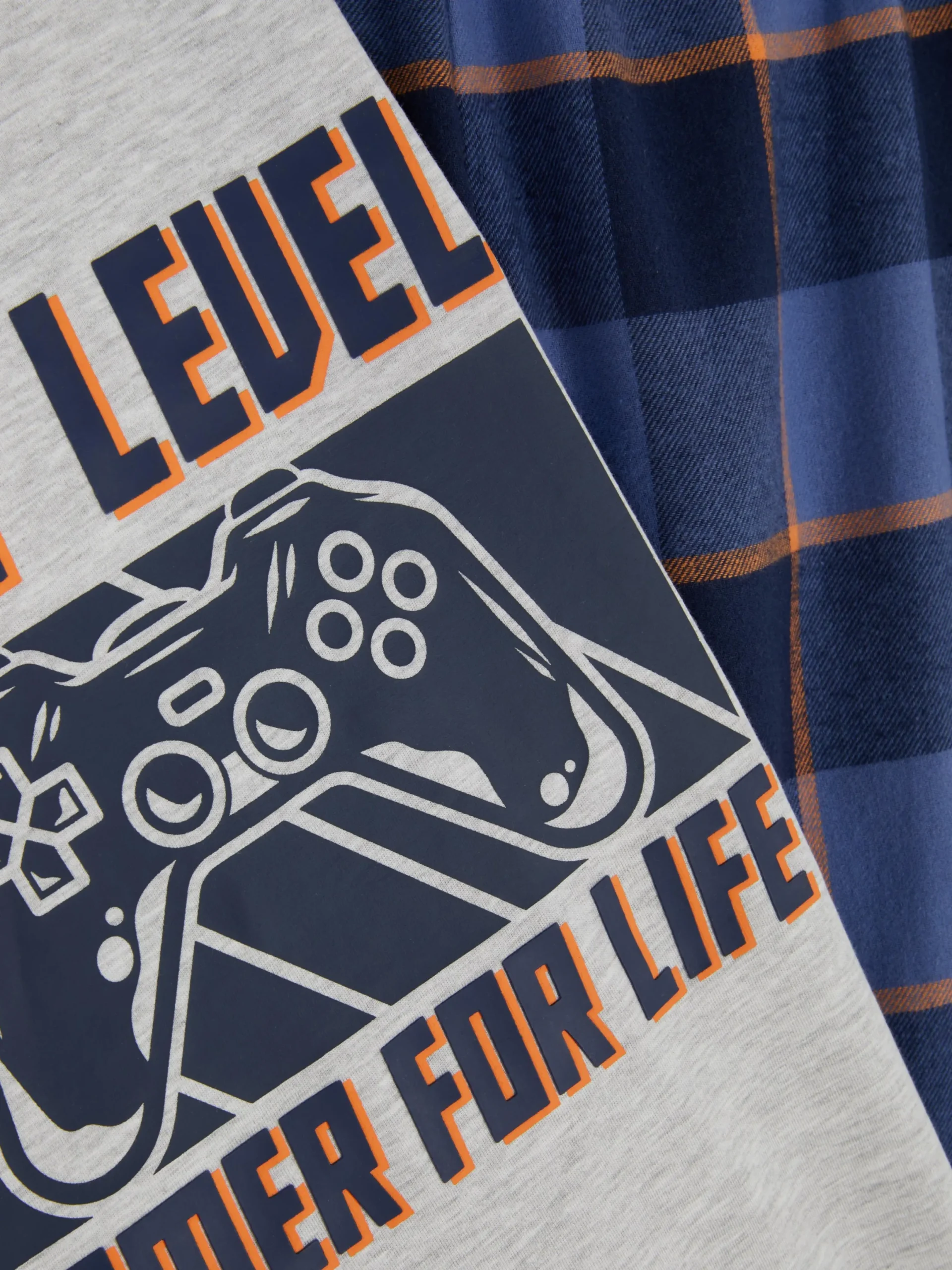 Pyjamas Et Vêtements De Nuit|Primark Pyjama De Gamer à Carreaux Bleu marine