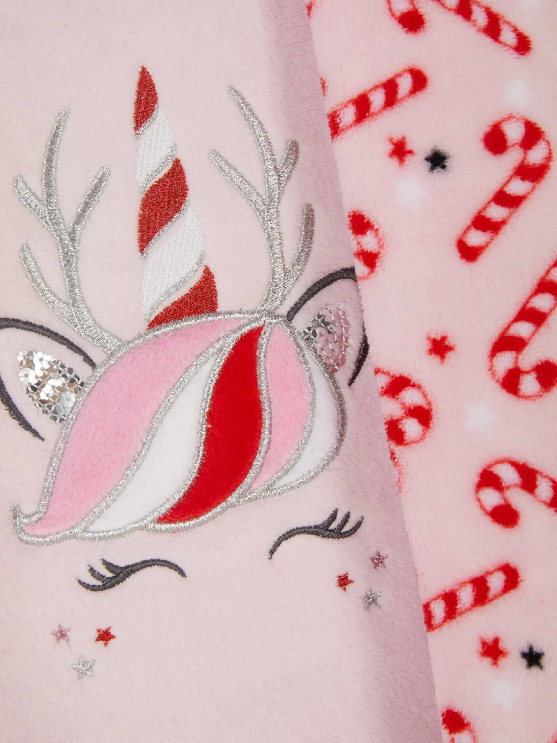 Pyjamas Et Vêtements De Nuit|Primark Pyjama De Noël En Molleton à Motif Licorne Rose