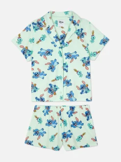 Ensembles Pyjamas|Primark Pyjama Disney Lilo & Stitch Vert menthe