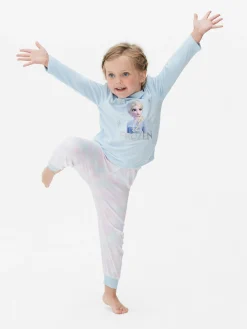Pyjamas Et Vêtements De Nuit|Primark Pyjama En Minky Disney La Reine Des Neiges Bleu
