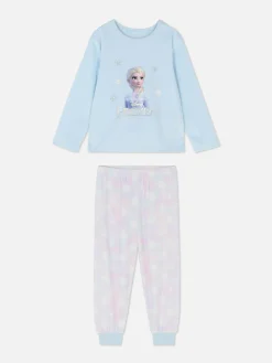 Pyjamas Et Vêtements De Nuit|Primark Pyjama En Minky Disney La Reine Des Neiges Bleu