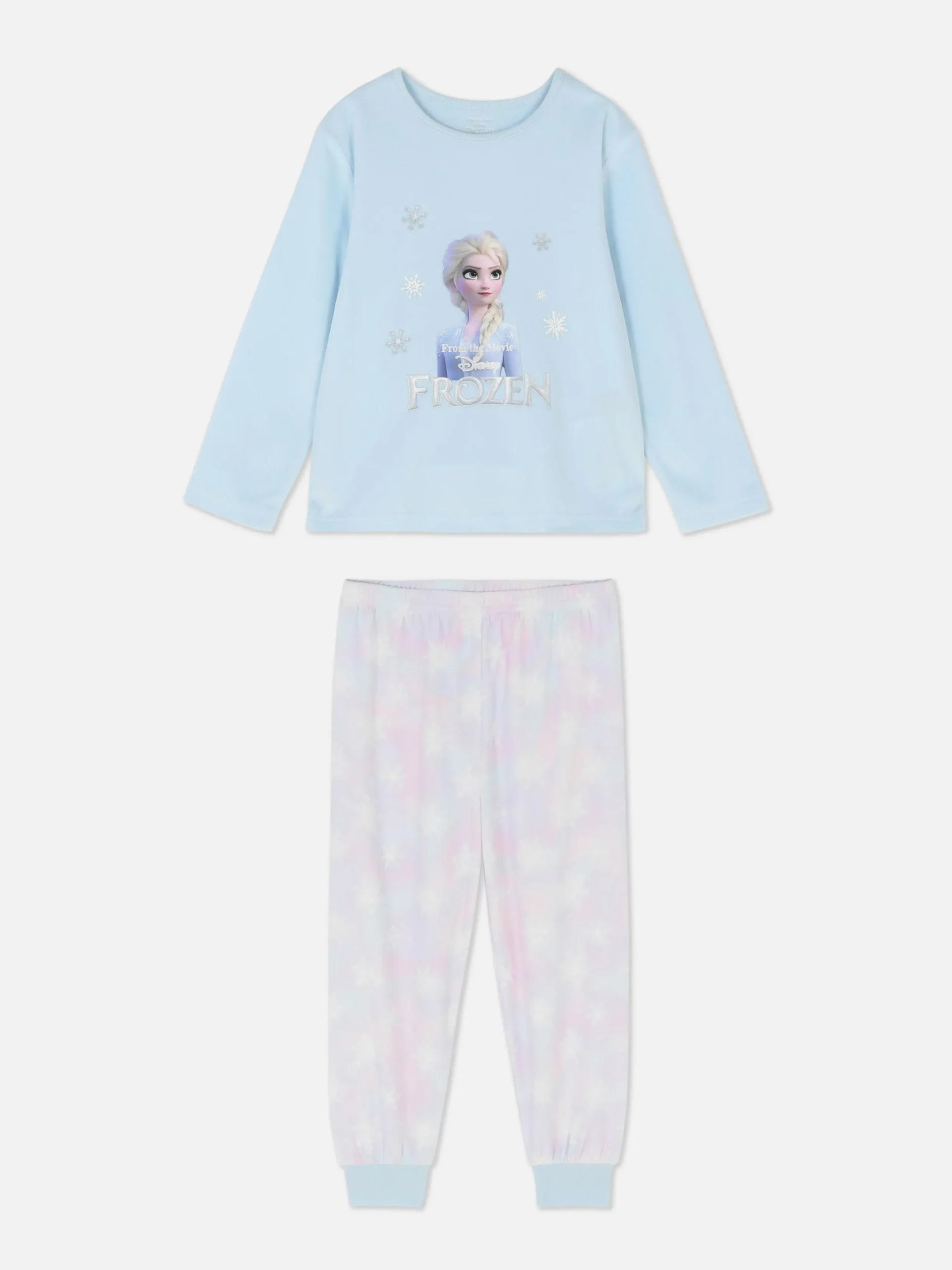 Pyjamas Et Vêtements De Nuit|Primark Pyjama En Minky Disney La Reine Des Neiges Bleu