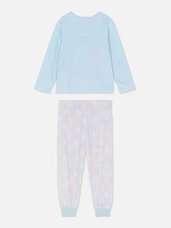 Pyjamas Et Vêtements De Nuit|Primark Pyjama En Minky Disney La Reine Des Neiges Bleu