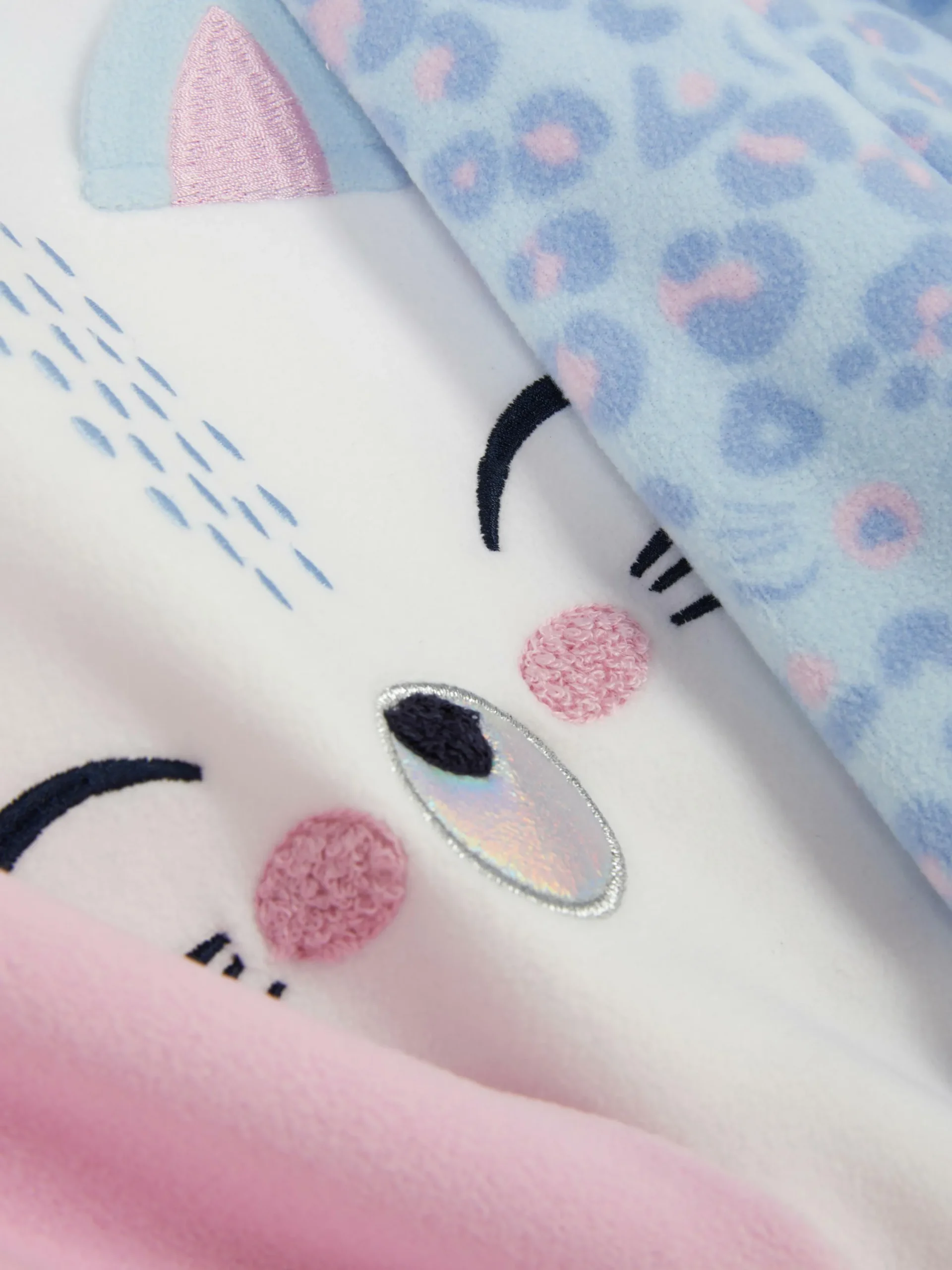 Pyjamas Et Vêtements De Nuit|Primark Pyjama En Molleton à Motif Chat Multicolore
