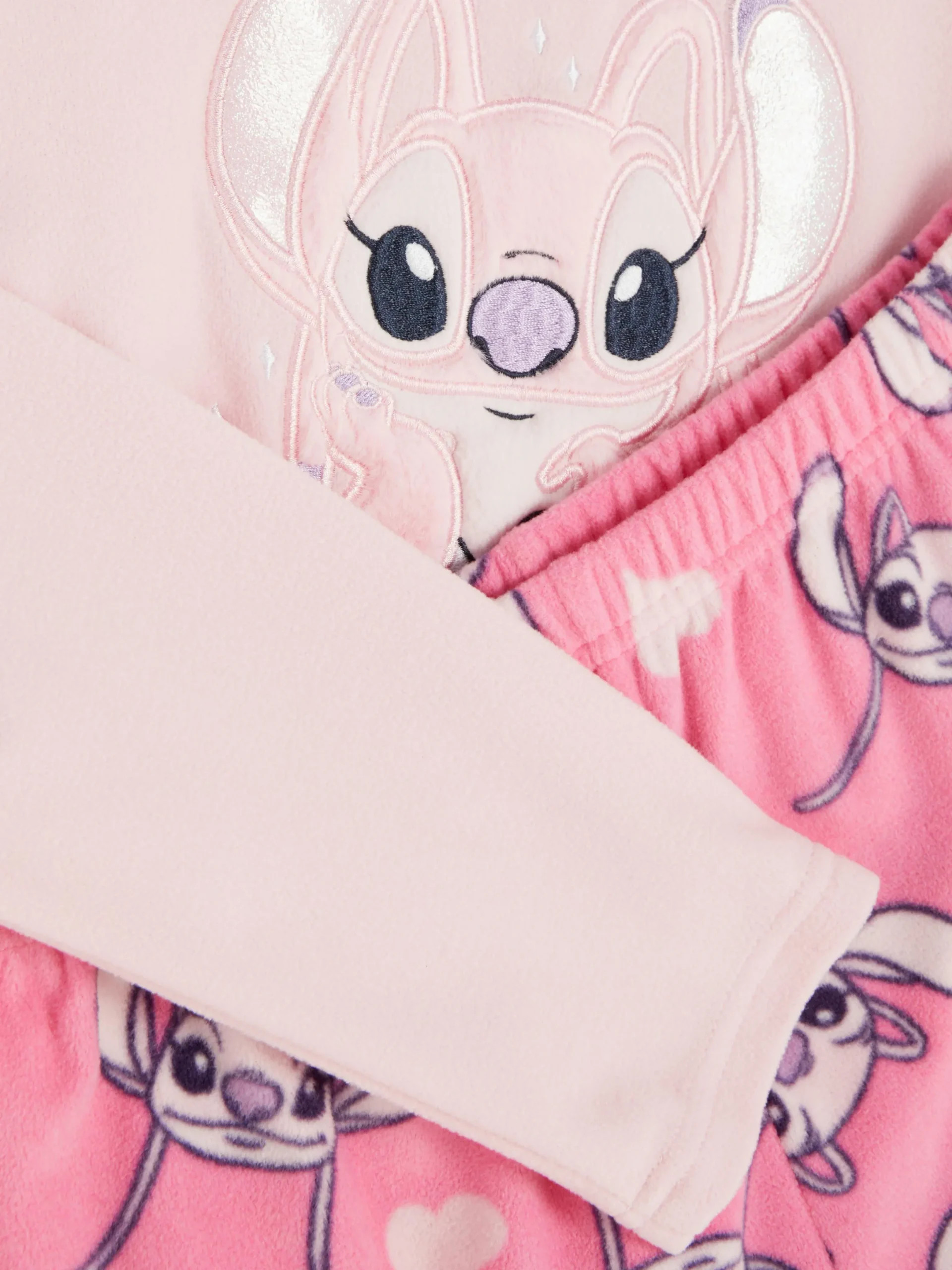 Pyjamas Et Vêtements De Nuit|Primark Pyjama En Molleton Disney Lilo & Stitch Angel Rose