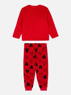 Pyjamas Et Vêtements De Nuit|Primark Pyjama En Molleton Disney Mickey Mouse Rouge