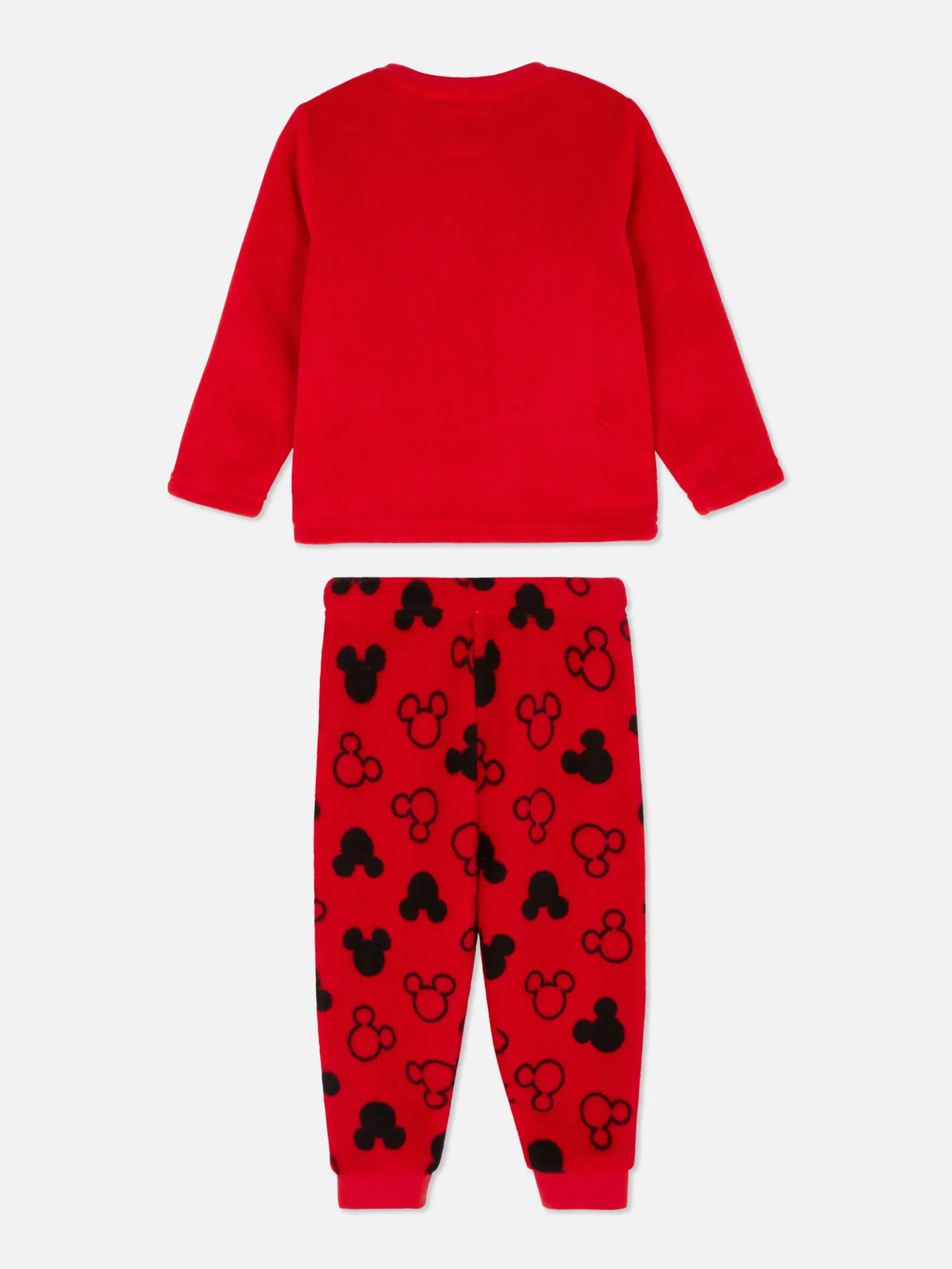 Pyjamas Et Vêtements De Nuit|Primark Pyjama En Molleton Disney Mickey Mouse Rouge