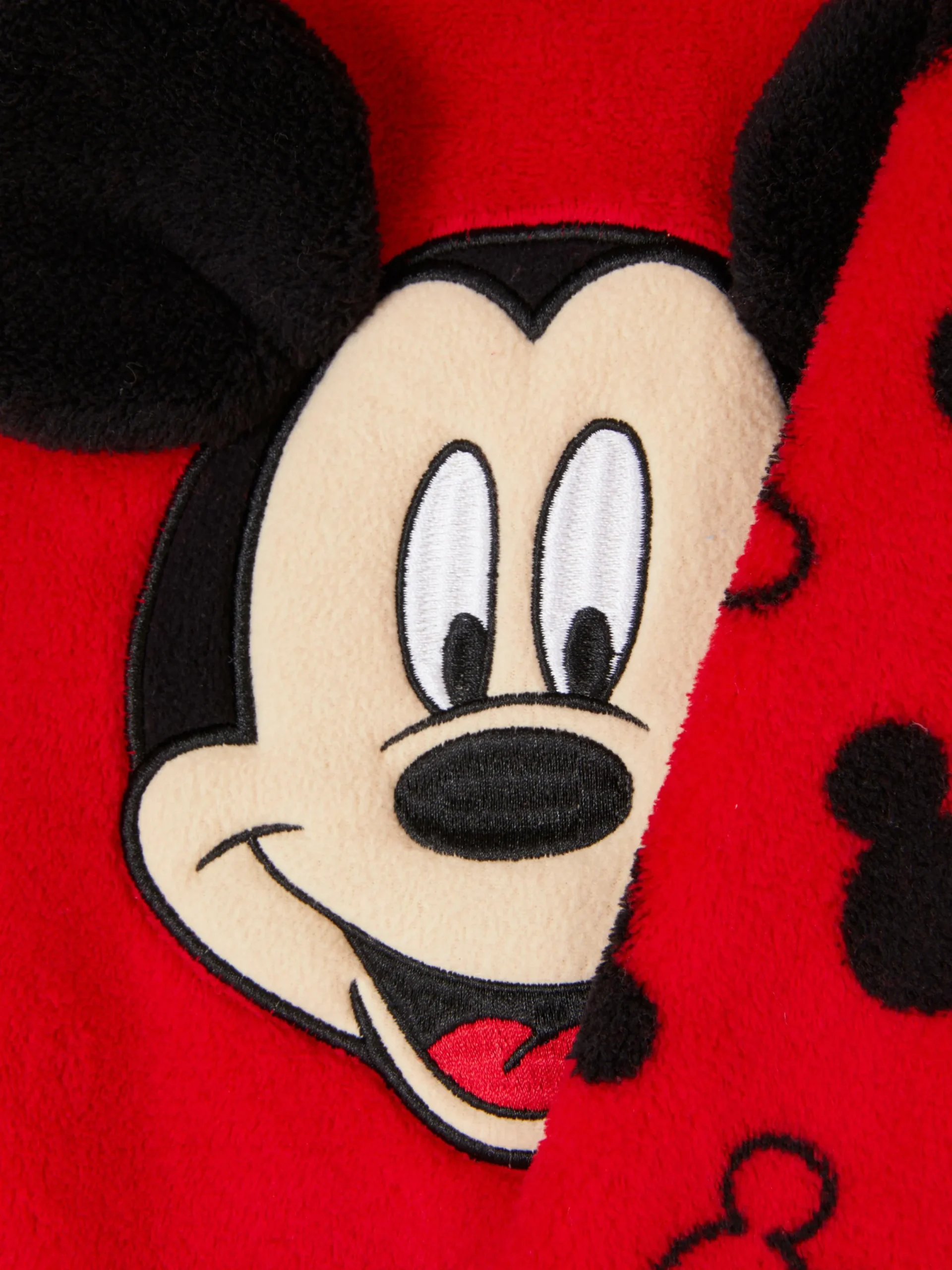 Pyjamas Et Vêtements De Nuit|Primark Pyjama En Molleton Disney Mickey Mouse Rouge