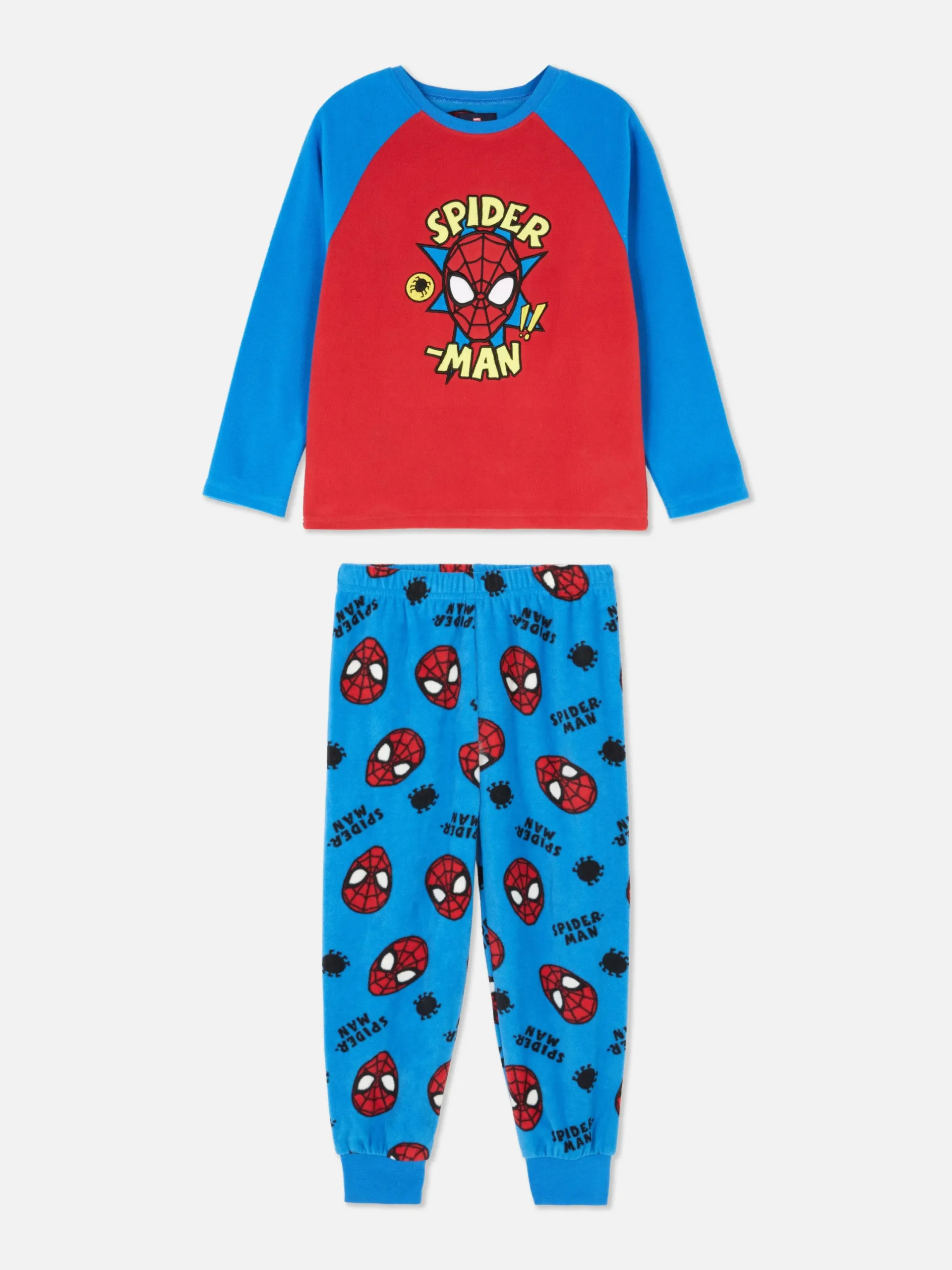 Pyjamas Et Vêtements De Nuit|Primark Pyjama En Molleton Marvel Spider-Man Rouge