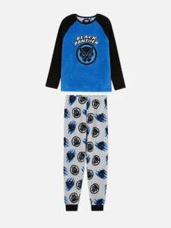 Pyjamas Et Vêtements De Nuit|Primark Pyjama En Molleton Marvel Black Panther Bleu