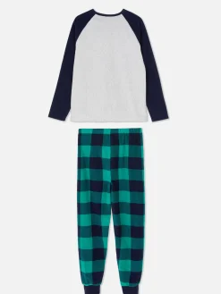 Pyjamas Et Vêtements De Nuit|Primark Pyjama En Molleton NYC Gris