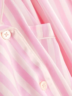 Ensembles Pyjamas|Primark Pyjama En Satin à Manches Longues Rose