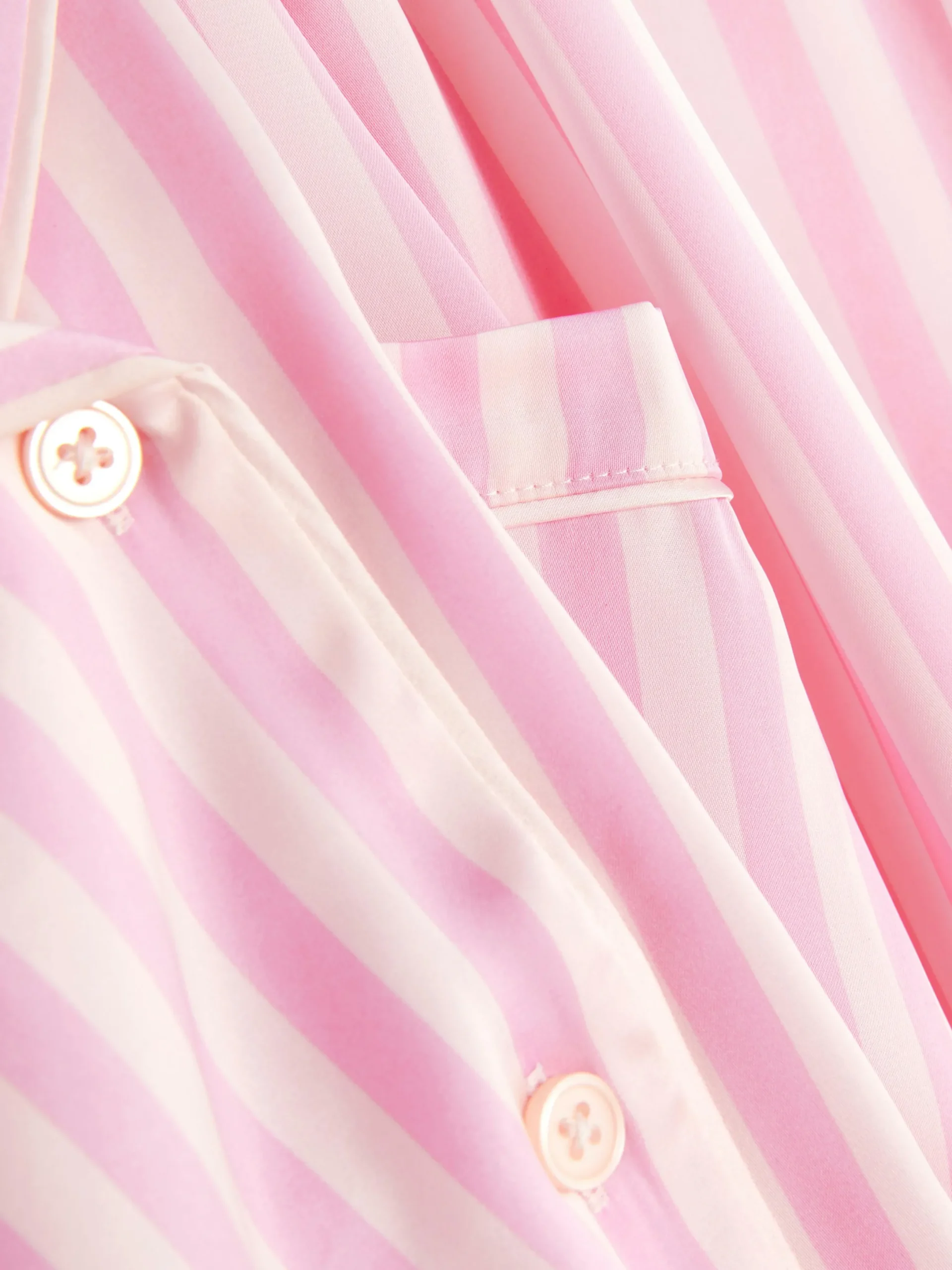 Ensembles Pyjamas|Primark Pyjama En Satin à Manches Longues Rose