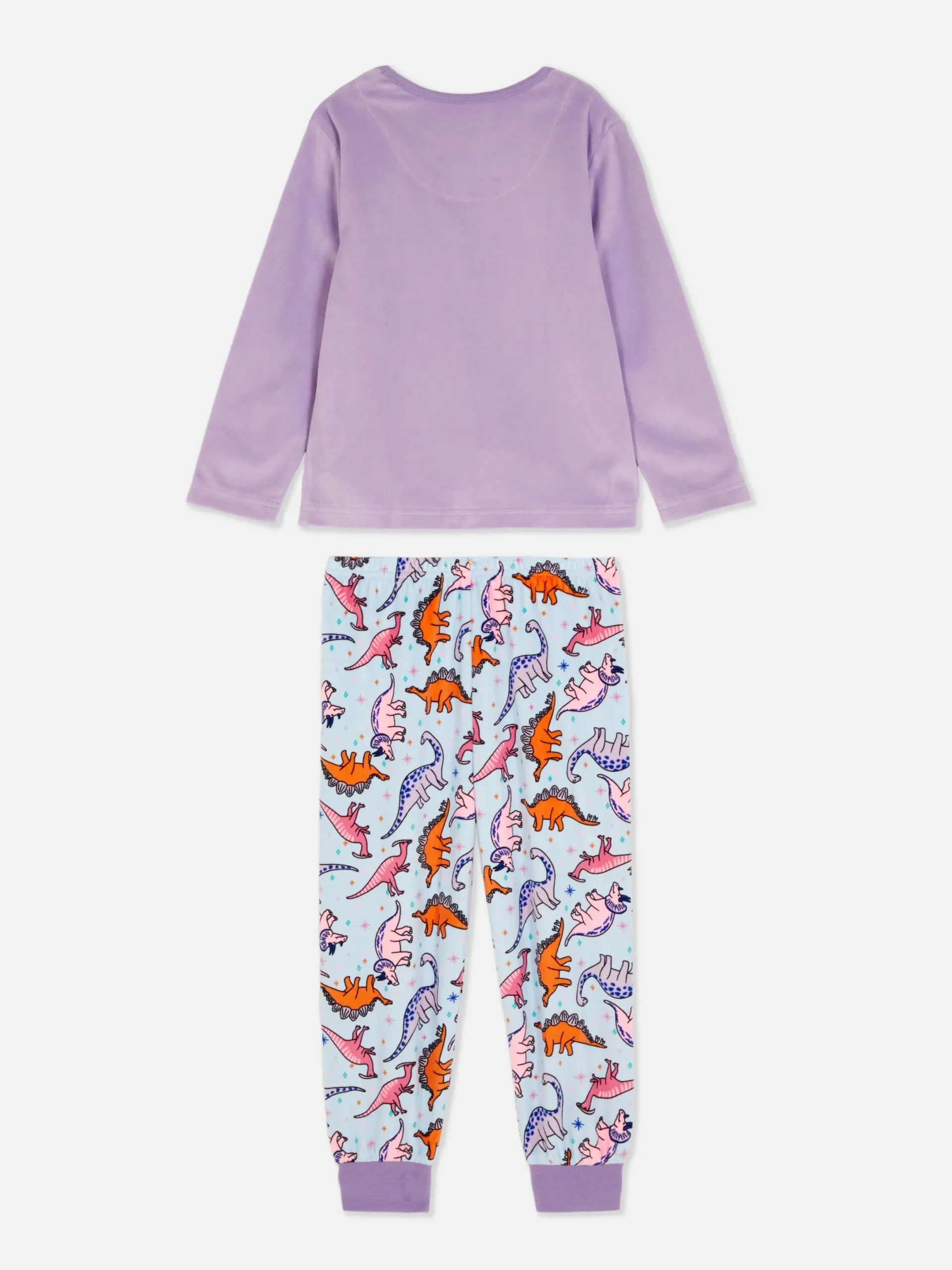 Pyjamas Et Vêtements De Nuit|Primark Pyjama En Velours Dinosaure Bleu clair