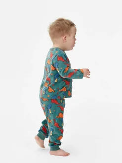 Pyjamas Et Vêtements De Nuit|Primark Pyjama En Velours Graphique Vert