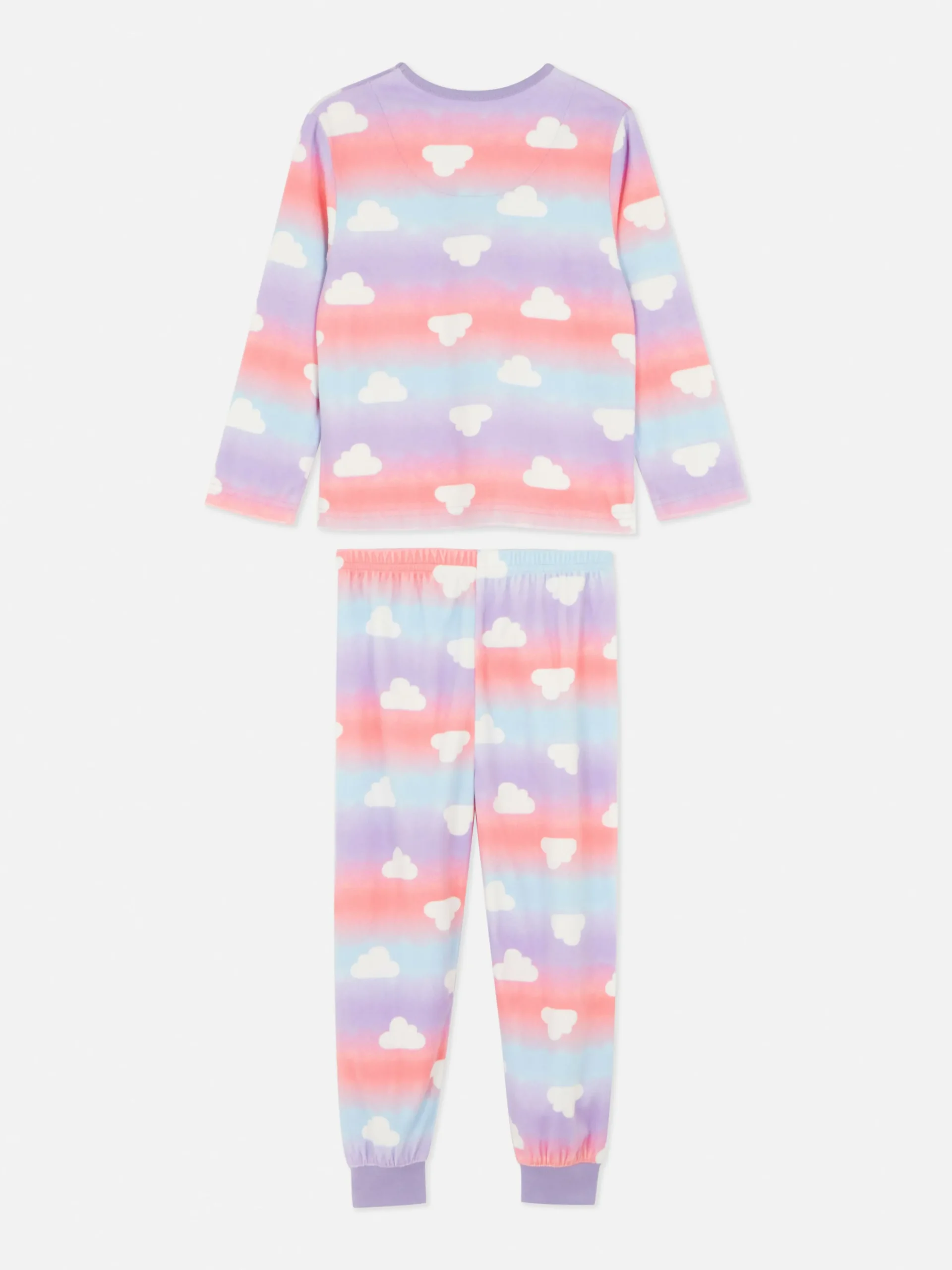 Pyjamas Et Vêtements De Nuit|Primark Pyjama En Velours Nuage à Dégradé Multicolore
