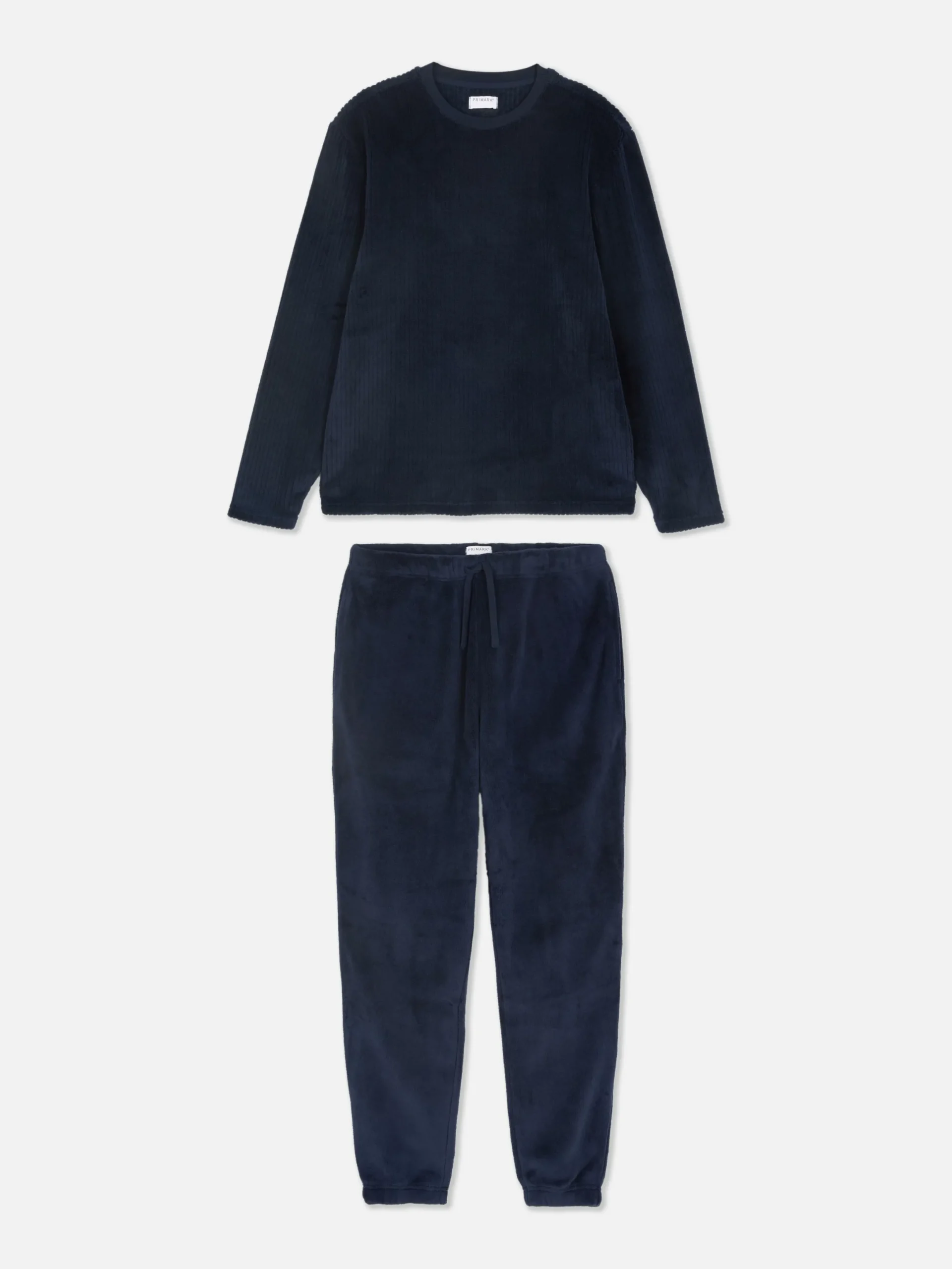Pyjamas|Primark Pyjama Long En Molleton Bleu marine