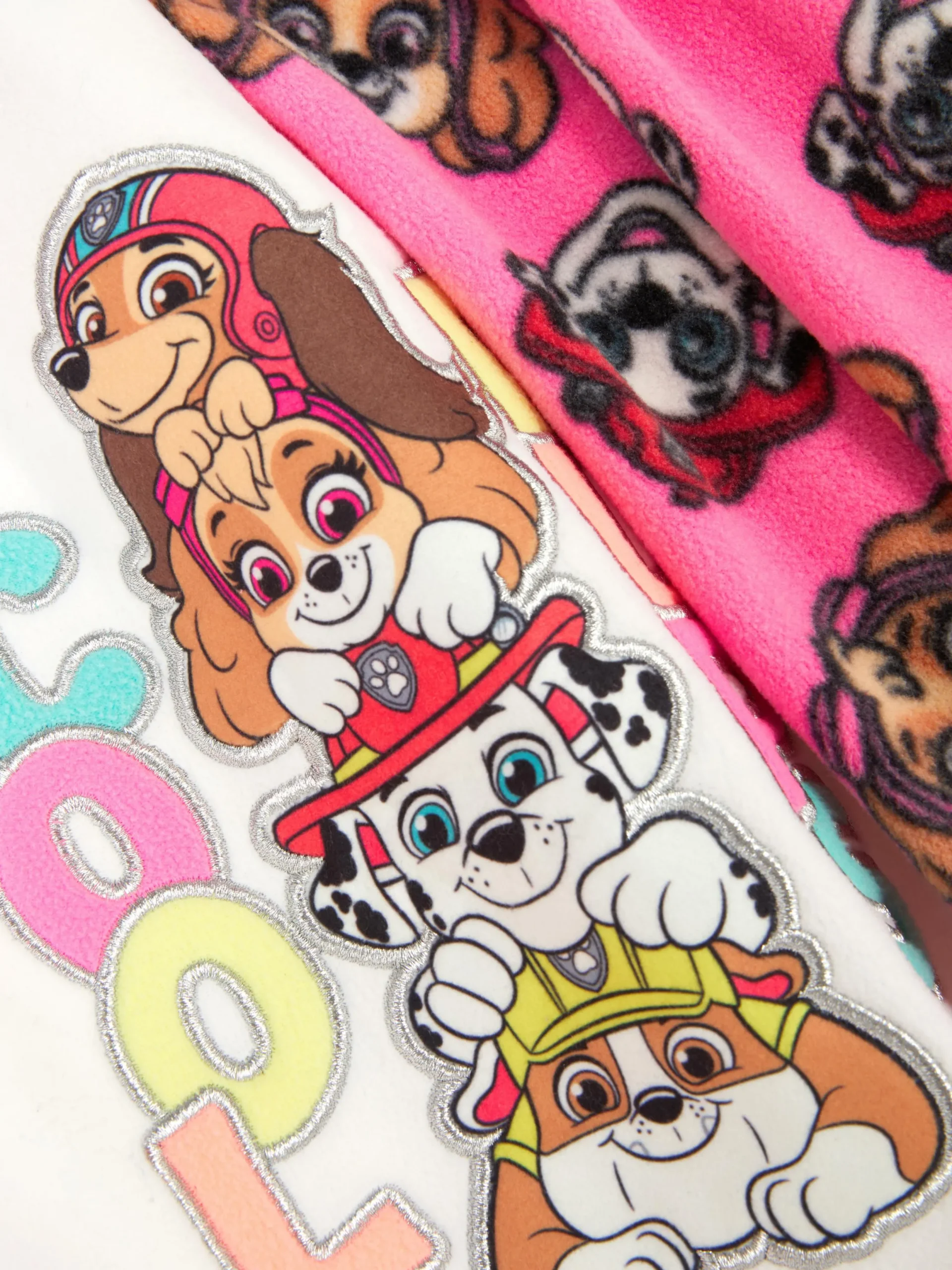 Pyjamas Et Vêtements De Nuit|Primark Pyjama Long En Molleton PAW Patrol Rose