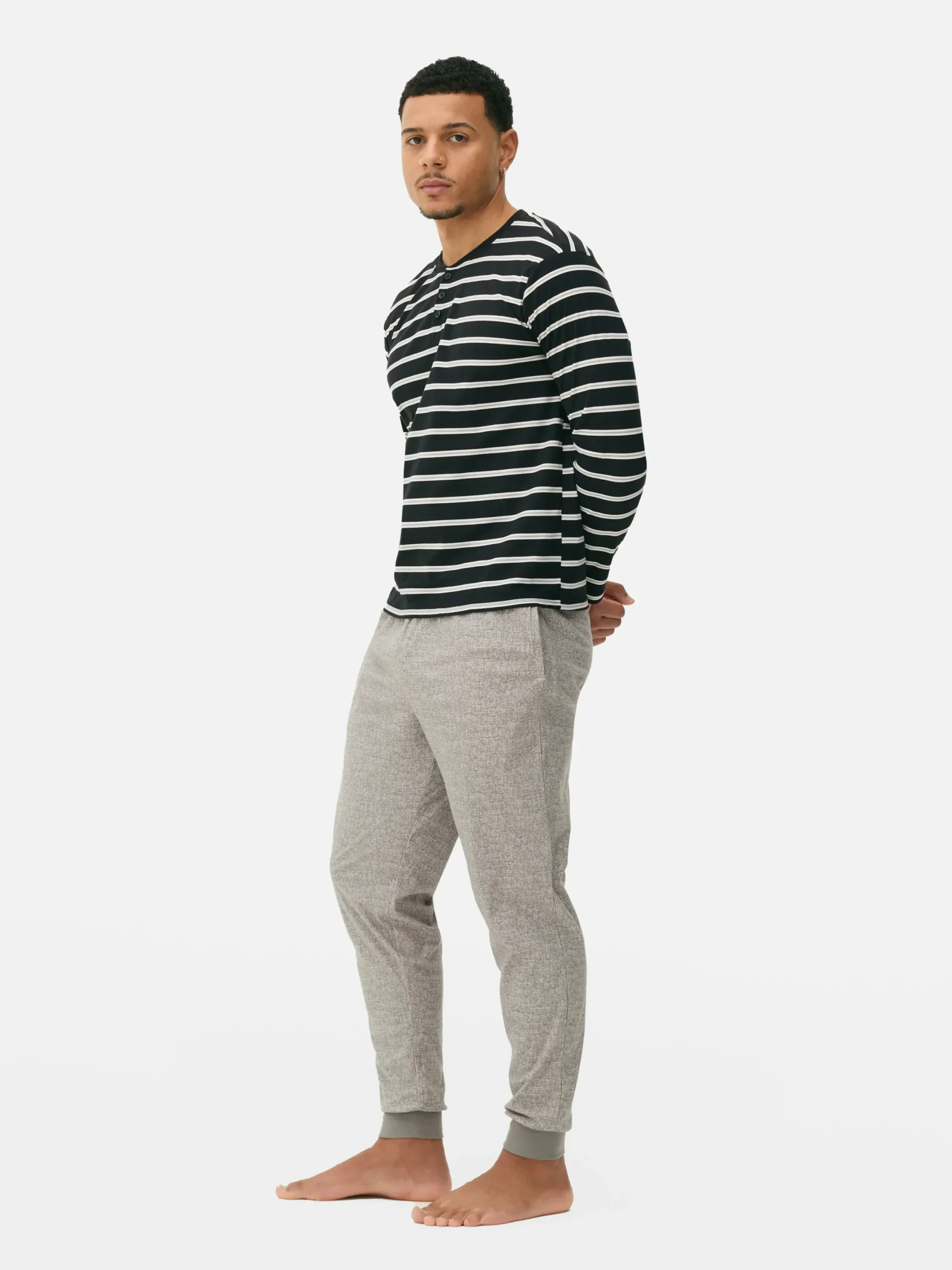 Pyjamas|Primark Pyjama Long Ultra-doux Noir