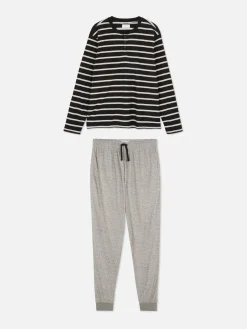 Pyjamas|Primark Pyjama Long Ultra-doux Noir