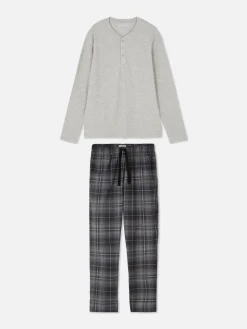 Pyjamas|Primark Pyjama Long Ultra-doux Gris