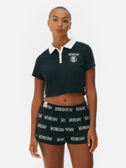 Tout Halloween|Ensembles Pyjamas|Primark Pyjama Short Mercredi Addams Noir