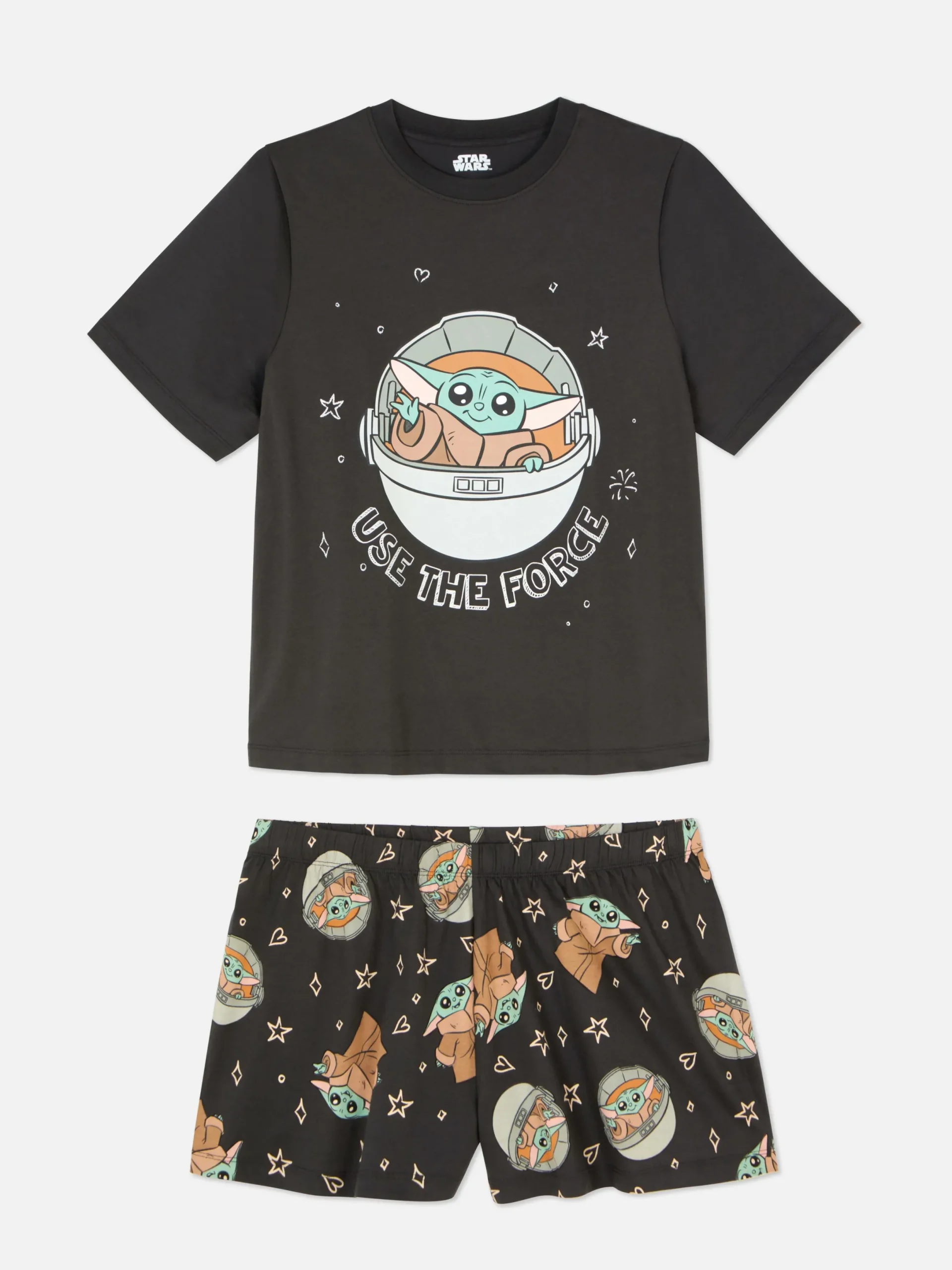 Ensembles Pyjamas|Primark Pyjama Short Personnage Disney Anthracite