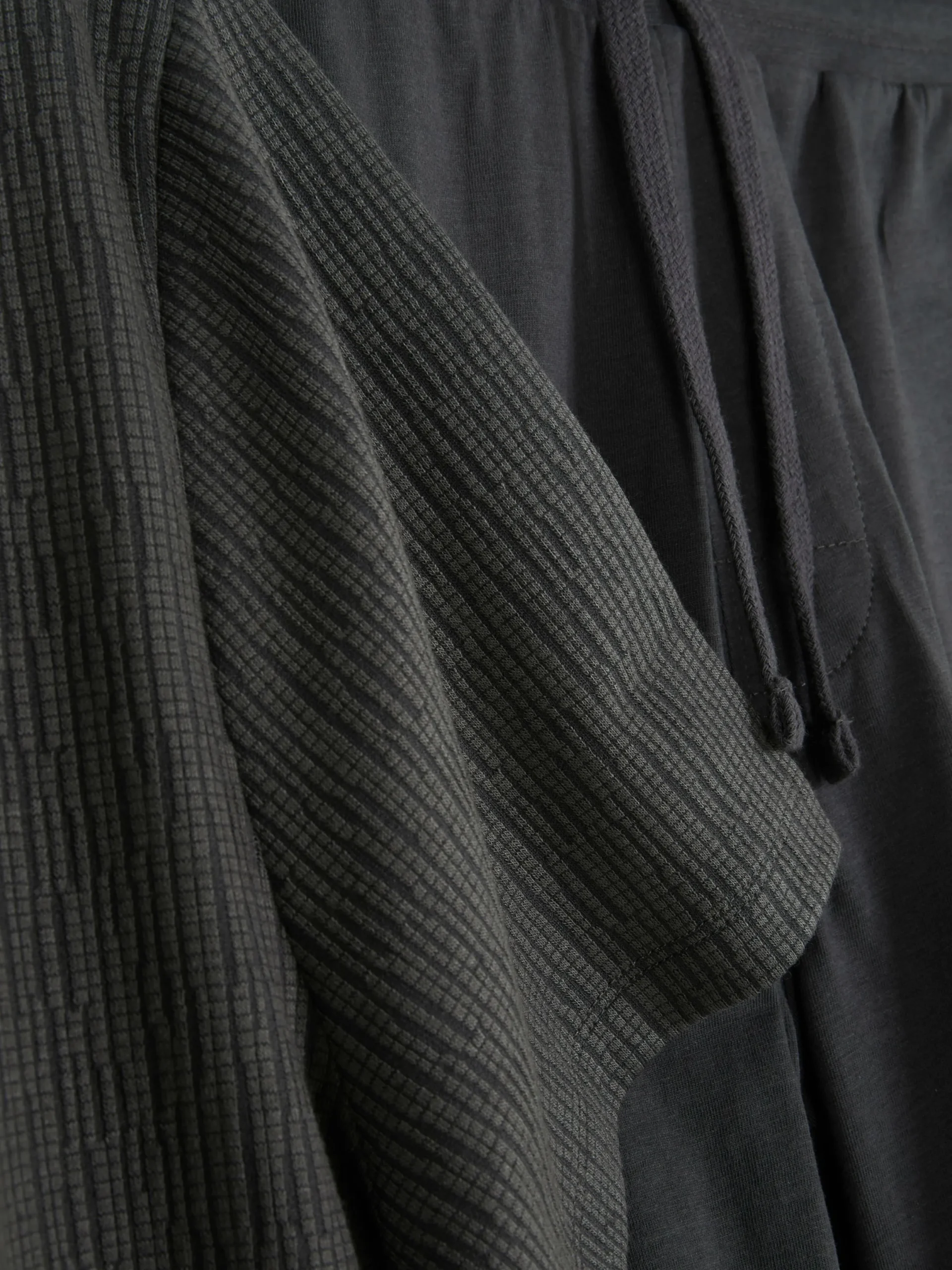Pyjamas|Primark Pyjama Short Texturé Anthracite