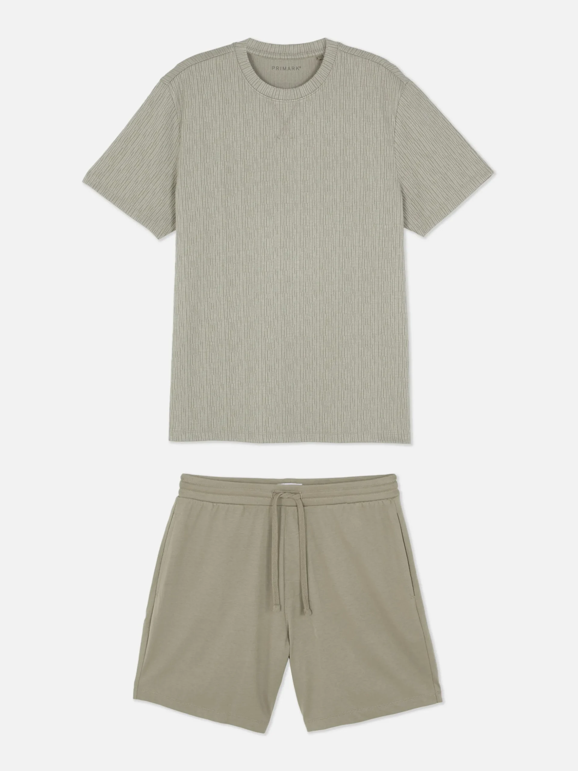 Pyjamas|Primark Pyjama Short Texturé Sable