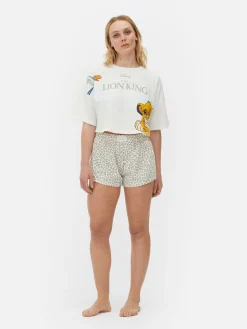 Ensembles Pyjamas|Primark Pyjama T-shirt Court Disney Le Roi Lion Ivoire