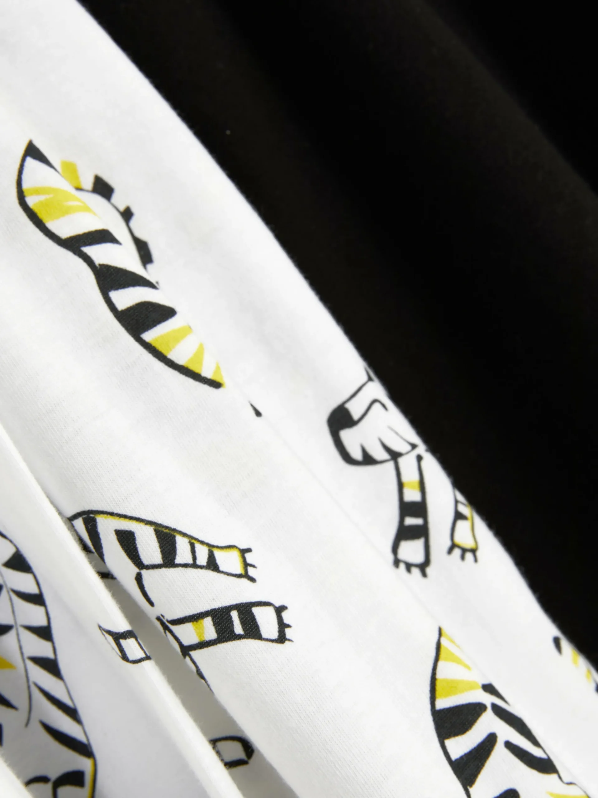 Ensembles Pyjamas|Primark Pyjama T-shirt Et Bas De Jogging Noir