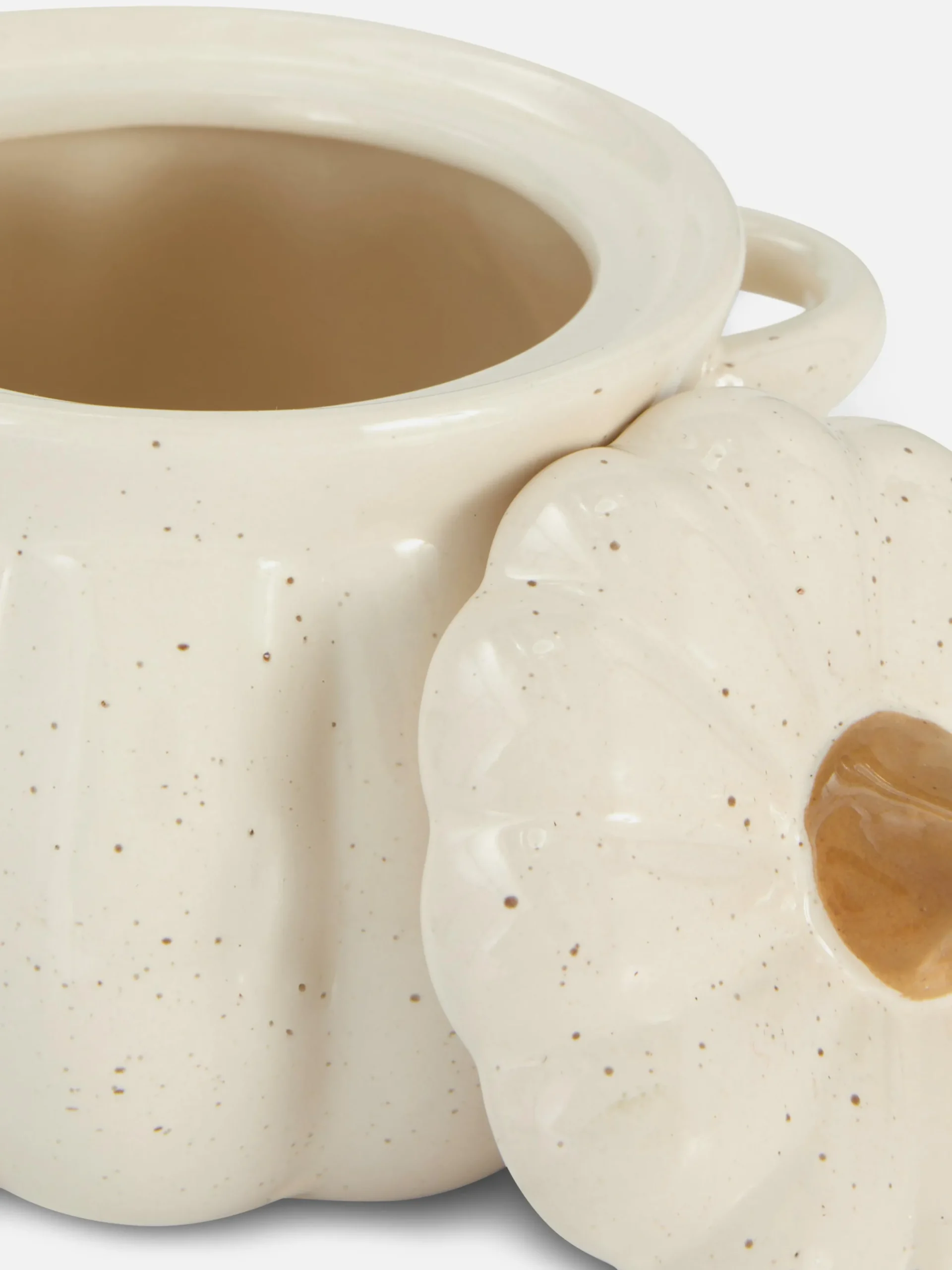 Déco Et Friandises D'Halloween|Tout Halloween|Primark Ramequin Moucheté En Forme De Citrouille Crème