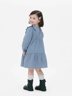 Robes|Primark Robe à Superpositions En Broderie Anglaise Bleu
