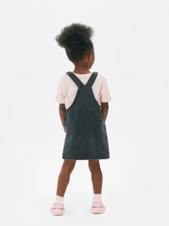 Robes|Primark Robe Chasuble En Jean Barbie Anthracite