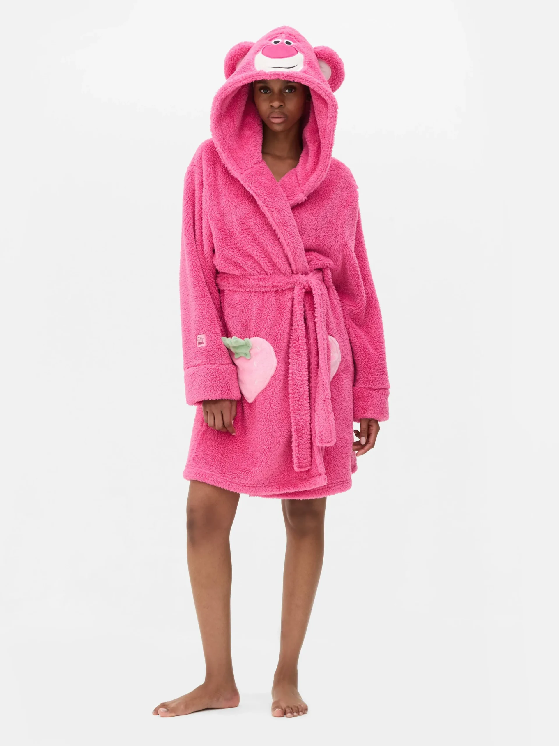Peignoirs|Primark Robe De Chambre à Poche Fraise Disney Toy Story Lotso Rose