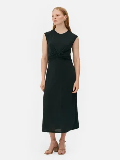 Robes|Primark Robe En Jersey à Torsade The Edit Noir