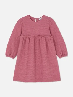 Robes|Primark Robe En Maille Texturée Rose