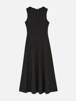 Robes|Primark Robe Longue Texturée Sans Manches à Rayures Noir