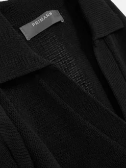 Robes|Primark Robe Mi-longue Avec Col En V Noir